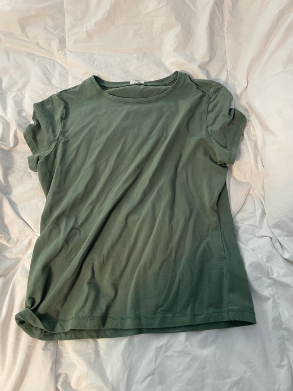Garage Olive Green Short Sleeve Crew Tee